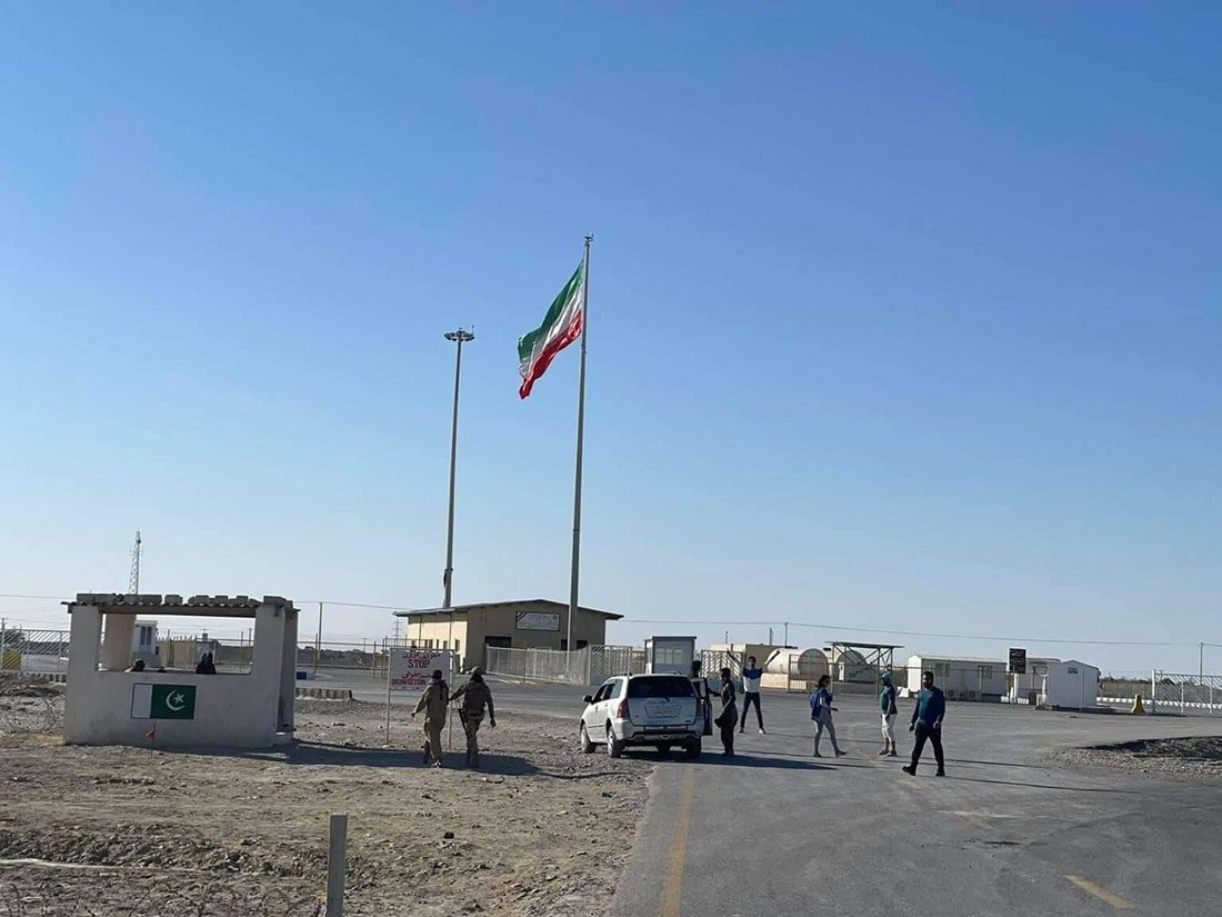 Entering Pakistan from Iran